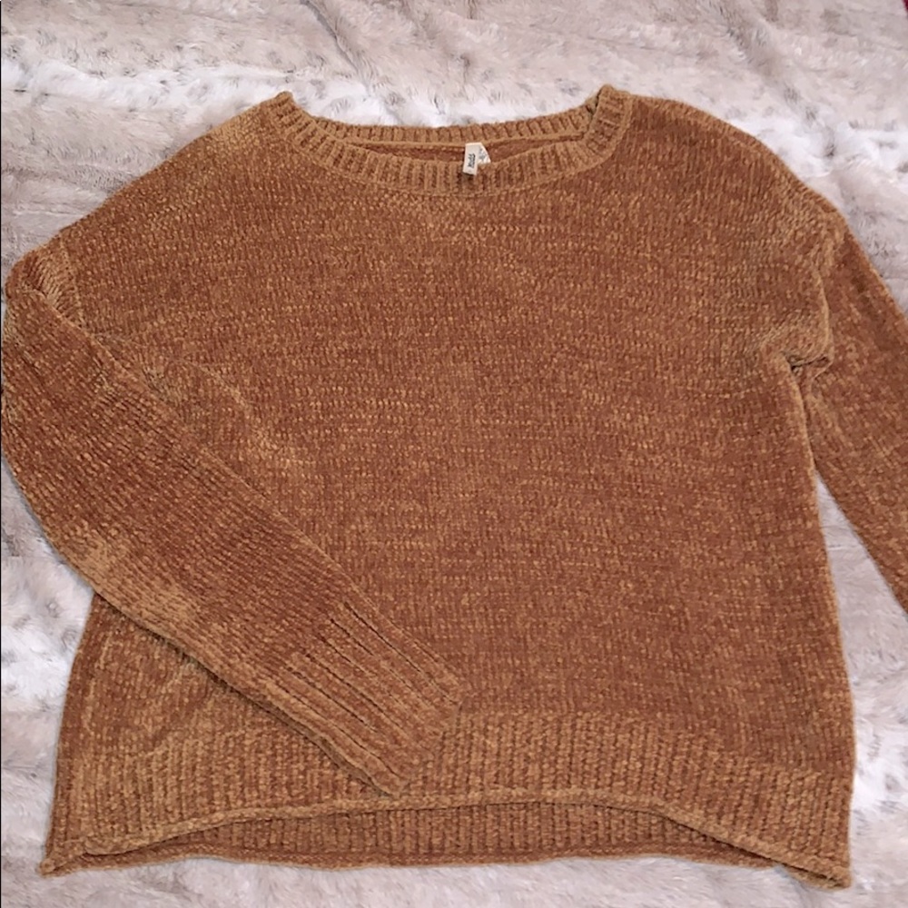 Velvet sweater